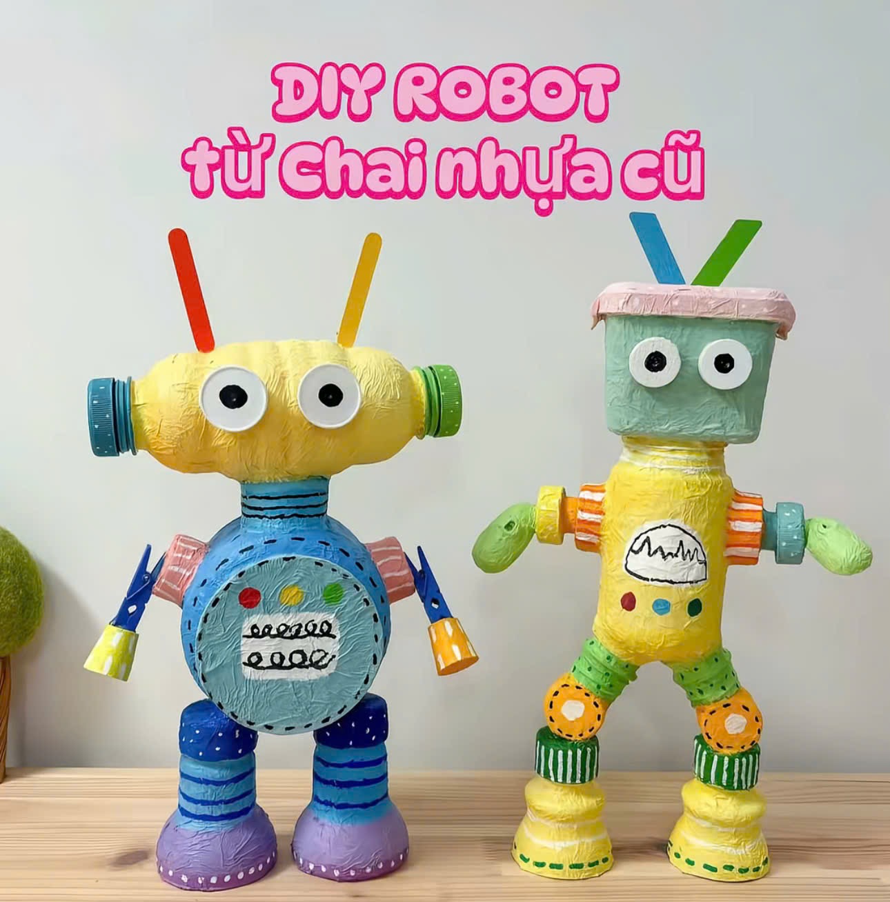 Robot từ hộp sữa - Ảnh 3